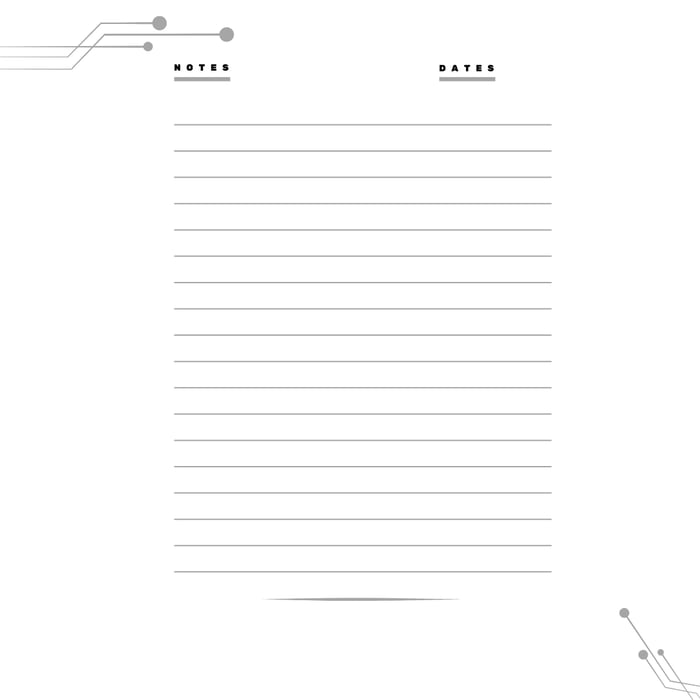 Modern Notepad Paper for Notes (Gray) image